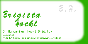 brigitta hockl business card